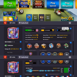 🌟 HIGH LUXURY LEVEL 533 🌟 19/20 LEGENDARY CUES OPEN || 50 VENICE RINGS || 100 MILLION COINS || RENAME AVAILABLE - Image 2