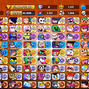 WORLD CHAMPIONSHIP MAX | 347 SKINS | 57.400 TROPHY | 98 BRAWLERS | 39 HYPERCHARGED | 48 MAXED BRAWLERS | 1 BUFFIES - Image 4
