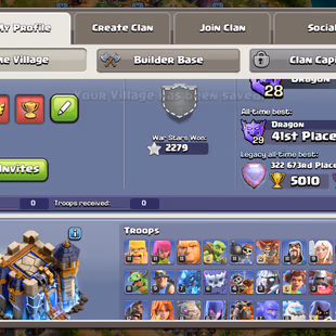 🔥3x Sceneries🔥 || Th18 || High Quality All Epic Equipment || Heroes 95-97-61-71-45 || 6 Builders || Nc 1k Gems - Image 2