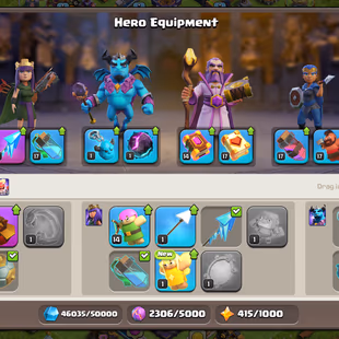 🌲[ PREMIUM TH-16 ]🌲5500 GEMS || HEROS: 85-95-70-71-41 [CLOSE MAX] || GG [26] - SB [23] || NICE DEF - TROOPS - Image 5