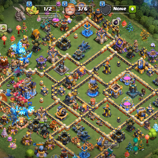 3500-GEM/NC-YES | TH18 CLOSE MAX | HERO-105-105-88-80-55 | HUGE EQUIPMENT MAX | BH MAX | 240-XP | DEFENCE-TROOPS MAX |  - Image 2