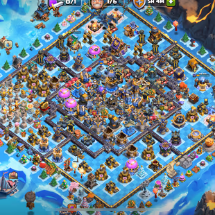 TOWNHALL 18| ALMOST MAX| 272XP| COMPLETE AND MAX 35 HERO EQUIPMENTS| MAX HEROES| MAX WALLS|M - Image 1