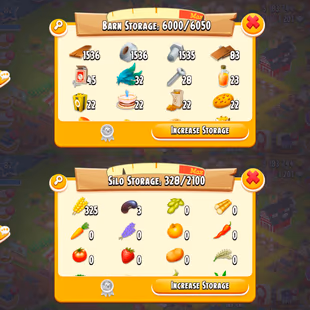 🔥6050 BARN STORAGE LEVEL 82🔥6000 BARN FILLED | SILO 328:2100 | 1201 DIAMOND | 5.1 MILLON COINS | CHECK PHOTO | INSTANT - Image 2