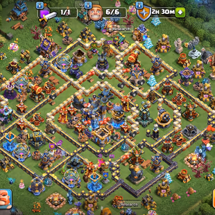 TH18 NEAR TO MAX || HIGH DEFENCE || HIGH HEROS || HIGH WALLS || DECENT ACCOUNT || GOOD EQUIPMENT | RENAME FREE | INSTANT - Image 1