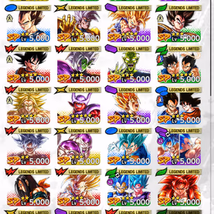 D858-IOS+Android-Meta Account-7 UL(SS4 Goku+SS4 Vegeta+SS Goku+Frieza)+43 Legends+Vip Equi+Good Team+572 Millions Power - Image 8