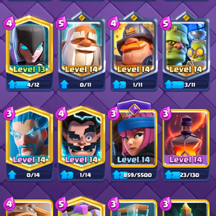 All Evo(39)]10 Heroes Card]73 Max Cards]218 Emotes]12143 Trophy]Level-74]Nc-1.5k - Image 8