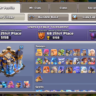 🌟 XP-293 | 14X EPIC EQUIPMENT MAXED 🌟 TH-18 MAXED DEFENCE | ALL TROOPS MAXED | 4500 WS | 2X HELPER MAXED | ALCH LVL 6 - Image 6