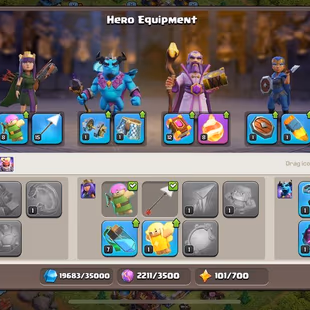 [MAXED DEFENCE] TH-13 | 777 MEDAL | HERO 61-66-45-48-19 | XP-151 | BLUE WALLS | BEST CHEAP DEAL | - Image 4