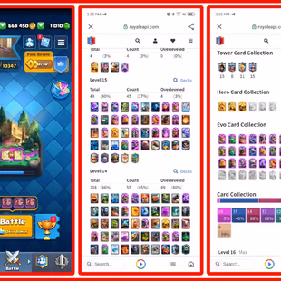 3/5 HEROES + 30 EVOS | LEVEL 70 | 50 ELITES CARDS | 10.3K+ TROPHIES | FULL OF MAGIC ITEMS | 160+ EMOTES [ TAKE THE L  - Image 1