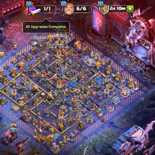 TH18 MAX FULL !! ALL 37 EQUIPMENT MAX!! 35X SKIN NC-500! WAR STAR-4576 !ALL HEROES MAX!! STATUS SCENERY!LEGEND PROFILE - Image 1