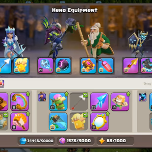 269 ⭐ 200 WALLS MAX TH18 VERRY CLOSE TO MAX DEFENCE AND HEROS ⭐ 13x EPIC EQUIPMENT GOOD LVL [HERO 86-103-42-78-53-10] - Image 6