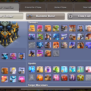 🔥TH 17 ALMOST MAX🔥HERO 100-100-75-50-EPIC SB[MAX] FA 20 FB 20 RS 20 EB 26-NC YES-797 MEDALS-XP 172-WALLS DEFENSE HIGH - Image 3