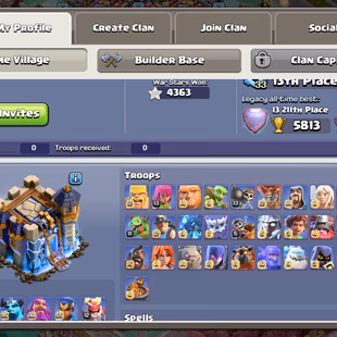 [4363 WAR STARS] HIGH XP 290 | TH18 MAXED | FULL MAX WALL | NICE EPIC EQUIPMENT | NC 500 | 18K LEGEND - Image 3