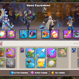 TH 18 ALMOST MAX-XP 240-HERO 91-105-80-55-EPIC RS[MAX] SB 26 FB 26 GG 20 EB 23-NC YES-2017 TO 25 XMAS TRE-DEFENS HIGH - Image 5