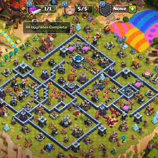 401 | 11x EPIC EQUIPMENT MAX ALMOST | TH13 MAX 100 PERCENT NOTHING LEFT | ALL HERO MAX 75-75-50-50-50-25 | MAGIC ITEMS - Image 2