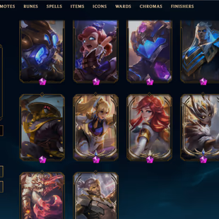 SEVER [ EUW ] -324 LVL  - SLIVER II - 249 SKINS - FULL CHAMP [ 140666 BE - 1048 RP ] - FULL ACCESS - Image 2