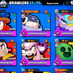 156 [16 MAX BRAWLS] [77 SKINS] [13345 TROPHIES] - Image 4