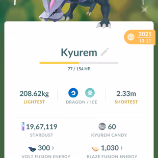 CAN MAKE SHINY FUSED KYUREM[] LEVEL 50 [] LEGENDARY 22 [] SHINY 21 [] POKEMON 70 [] RENAME AVAILABLE  [] CHEAPEST - Image 4