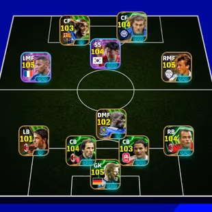 Old Rare Legendary All card|Blitz Mbappe|Blitz Son|Rare Eto'o|Steve Mcmanmam-105|Christian Vieri-104|Dortmund Pa packed| - Image 2