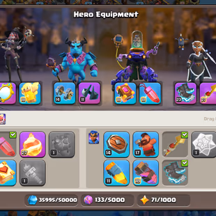 🔥2x Sceneries🔥 || Th18 || High Epic Equipment || Heroes 76-96-61-57-45 || 6 Builders || NC 1k Gems || Cheapest - Image 7