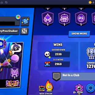 244 SKINS | 51.000 TROPHIES | 97 BRAWLERS | 10 HYPERCHARGE | 13 MAX | 20 PRESTIGE | 18 BUFFIES - Image 6
