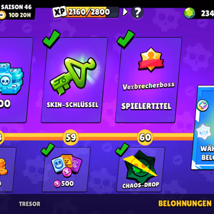 Brawl Stars : 97 BRAWLERS | 19 Hyper  | 268 Skins | 6806 VICTORIES | 234 GEMS | FULL ACCESS |  - Image 3