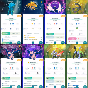 🔥MAX STORAGE💎New York BG RAYQUAZA [] Eternatus [] Armoured mewtwo [] level 71 [] 53 Shiny leg [] 869 legendary [] Shin - Image 3