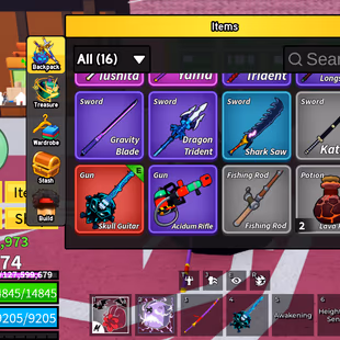 Blox Fruits Lv.2474 | Ghoul V4 | Kitsune + Dragon + Dough PERM | Buddha + Light + Magma PERM | 2800 Fruit & Defense | Sa - Image 4