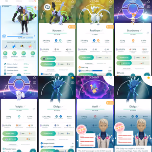 Level 60 | Shiny Fusion Kyurem | 118 Shiny | 156 Legendary | Hundo Dialga | Shundo Azelf | Shiny Reshiram   - Image 1