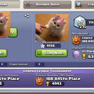 COSMIC SCENARY💃TH18 BEST MAX DEFENCE WALLS💃[HERO-105-105-88-80-50-20] | [14 EPIC EQUIPMENT ALMOST MAX] | NC YES - Image 8