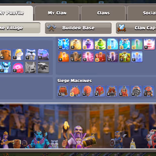 🔥XP 191!TH 17 STANDARD!HERO:71-78-38-40-21!MC YES!NEAR MAX DEFANCE! STRONG TROOPS!600 CWL MEDALS! INSTANT DELIVERY  - Image 4