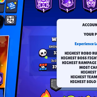 RARE 7X MASTERS 2025 | ALIEN FAME | 102 FULL MAXED P11 WITH HYPERCHARGED | 428 SKINS | 45 BUFFIES | 4 BRAWLER KEYS - Image 3