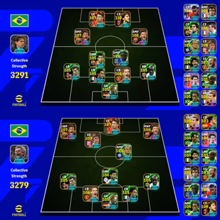 3291x Strength|Fully loaded account|85x Booster Card(Epic'Bigtime'Show time)|NSM|CR7|Gerd Muller|Full Meta Squad|All Top - Image 1