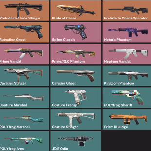 EU - LVL 45 - Unranked - 2 Knives - 33 Skins(31,200 VP) - Prelude to Chaos Vandal, Blade of Chaos, Prelude to Chaos Col - Image 4