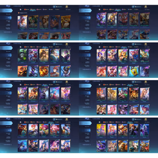 MOONTON | LV 86 | DM 167 | SANRIO FLORYN - LUCKYBOX KARINA - COVENANT LESLEY - CC NATA | HERO 84 | SKIN 179 | BP 16K - Image 5