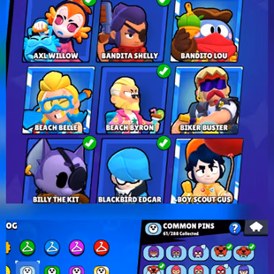 B55 & 28k Trophy | 16 Brawler Max | Lot of Skin | Full Access | - Image 3
