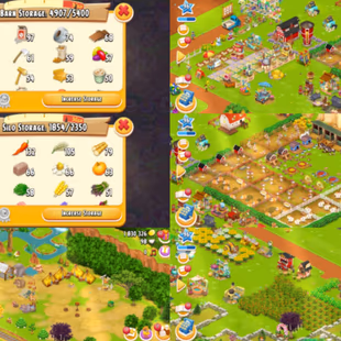 |[BIG Barn Super Rare Account]| |[Level  96]| |[Barn 5400]| |[Silo 2350]| Huge Coin [Decorated Farm][01] - Image 2