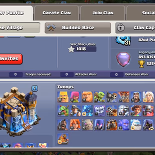🔥[3 EPIC EQUIPMENT MAX]🔥TH 18 4 HERO MAX || BK 105 AQ 105 MP 52 GW 75 RC 50 || 19 HERO SKIN || BUILDER BASE MAX - Image 3