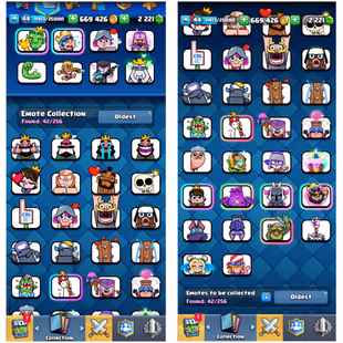 LVL-44! KT-14 [ 9600 TROPHY]!! RAREST GOBLIN KISSING TROPHY EMOTE! 10x EVOS! 8x MAX CARDS! 1x ELITE! NC FREE!  - Image 4