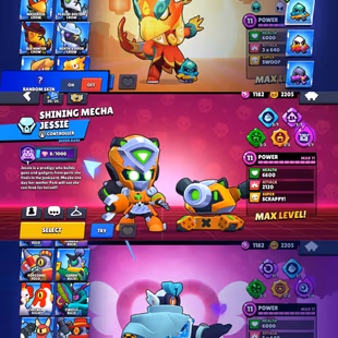 🔥 92.400 TROPHY 🏆 | 100/100 BRAWLERS | 63 MAXED BRAWLERS | 335 SKINS | XP 131 | FULL MAIL ACCESS | HYPERCHARGED 49 - Image 8