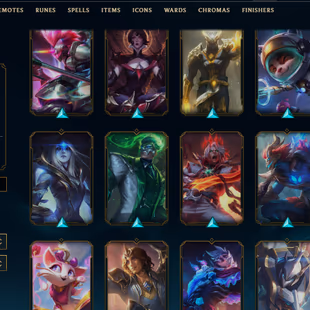 SEVER [TR ] -52 LVL  - IRON LAST RANK - 46 SKINS - 84 CHAMP [ 9836 BE - 365 RP ] - FULL ACCESS  - Image 3