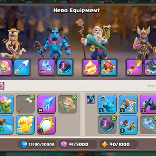 🔥[5 EPIC EQUIPMENT MAX]🔥TH 18 NEAR MAX || BK 100 AQ 100 MP 71 GW 80 RC 55 DD 13 || NC 1000 || 11 SKIN - Image 8