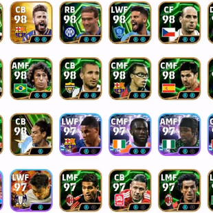 🔥Elite eFootball Account 115 Double Booster Cards🔥[]93 Paid[]Messi Neymar Rummi Vieira[]Max Team Strength 3323 - Image 7