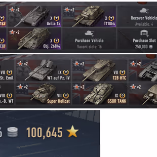 [WOT EU] Full access 15k bonds [Tier X - 11] [Premium Tanks - 27] [Tier VIII-IX - 7] - Image 2