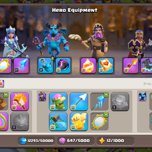 🔥CHEAPEST🔥[TH18] 6 HERO MAX || DEFENCE MAX || SOLID EPIC EQUIPMENT || HIGH PROFILE || 254 XP LEVEL || CHEAP - Image 6