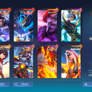 PURE ASSASSIN BASED || 3 LEG 13 GRAND 15 EXQUISITE || MEGA COLLECTOR4 || HIGH 168 STAR || HIGH WINRATE || GOOD EMOTE - Image 1