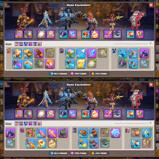 [5458 WAR STAR] HIGH XP 302 | TH18 FULL MAX | ALL HEROES MAX INCLUDE DRAGON DUKE | NICE EQUIPMENT | WUKONG SET SKINS - Image 5