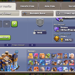 🔥Local USA🔥 Xp-231 || Th18 || Defense Maxed || High Quality Epic Equipment || Heroes 86-88-60-72-54 || 6 Builders - Image 2