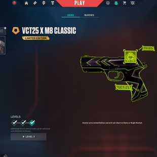 EU 22 skins | Champions 2025 Butterfly Knife | Champions 2025 Vandal | Mystbloom Sheriff | VCT25 x M8 Classic | Singular - Image 5