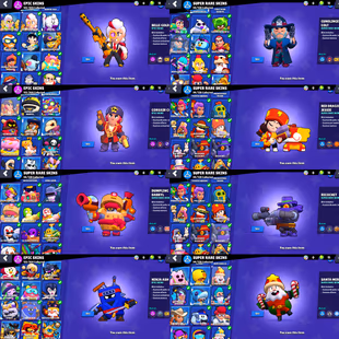 100k HIGHEST 🌟 95k TROPHIES 🌟 LUXURY SKINS || 80 MAX POWER BRAWLER | 99 BRAWLER UNLOCK | 57 HYPERCHARGE | 352 SKIN | - Image 7